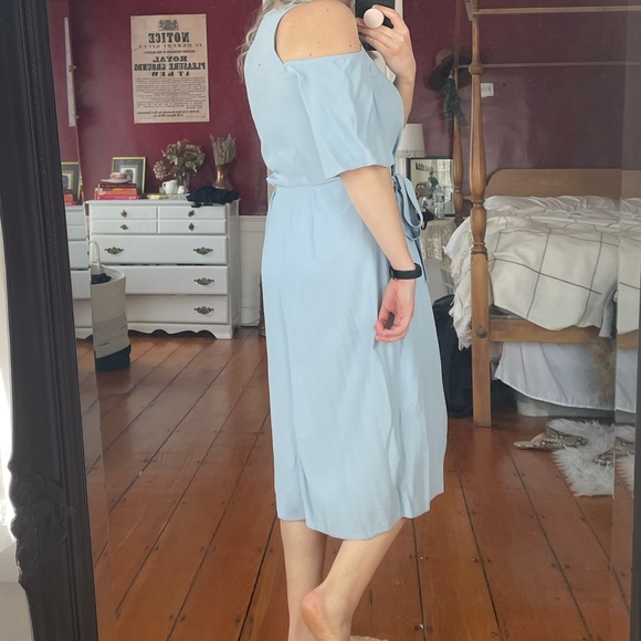 Topshop Wrap Midi Dress - Picture 7 of 8